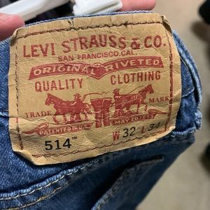 Men’s Levi’s slim straight 514 32/34